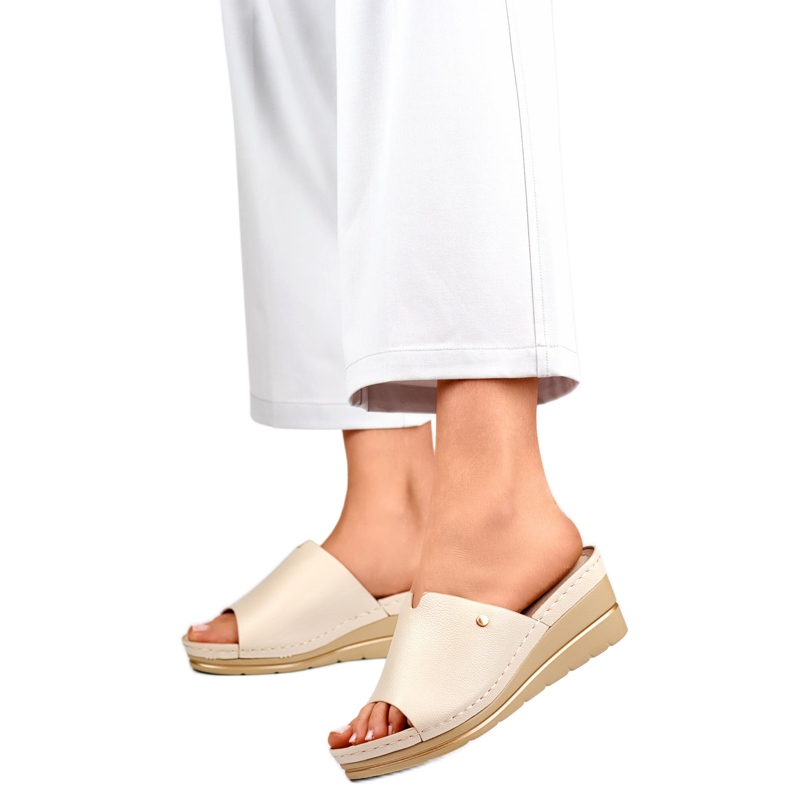 Naisten tossut GD-FL1245BE beige