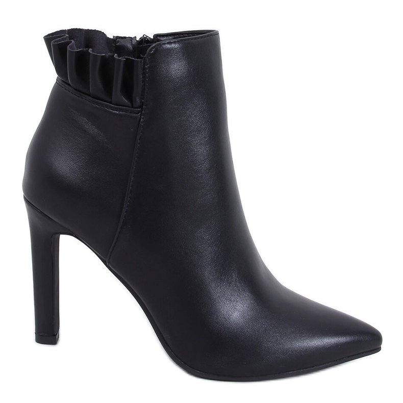 Etnea Mustat korkeakorkoiset nilkkurit