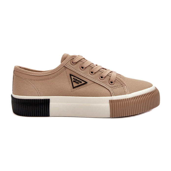 MSMG Naisten matalat tennarit, ruskea