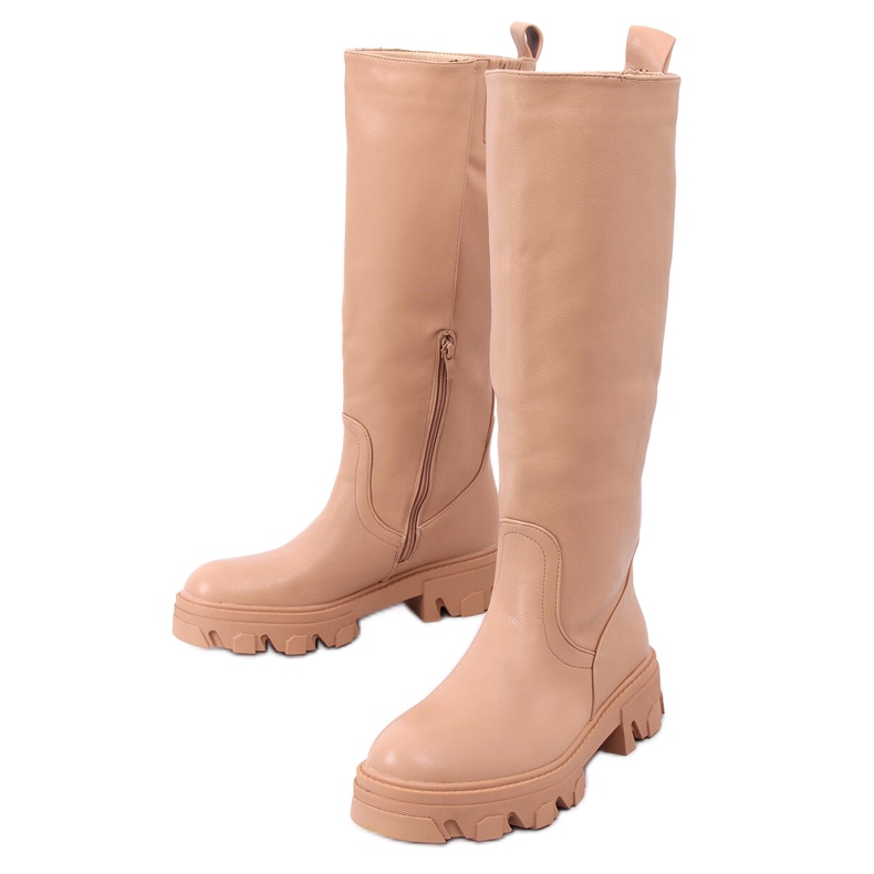 Heinäkuu Kamelin saappaat ketjulla ruskea