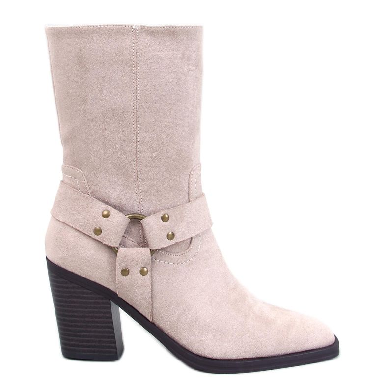 Hardin Beige mokkanahkaiset cowboysaappaat
