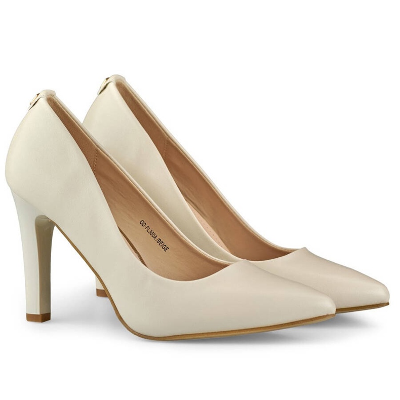 Beiget naisten korkeakorkoiset pumput GD-FL360BE