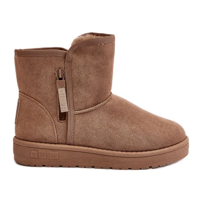 Big Star naisten lumisaappaat OO274A165 beige