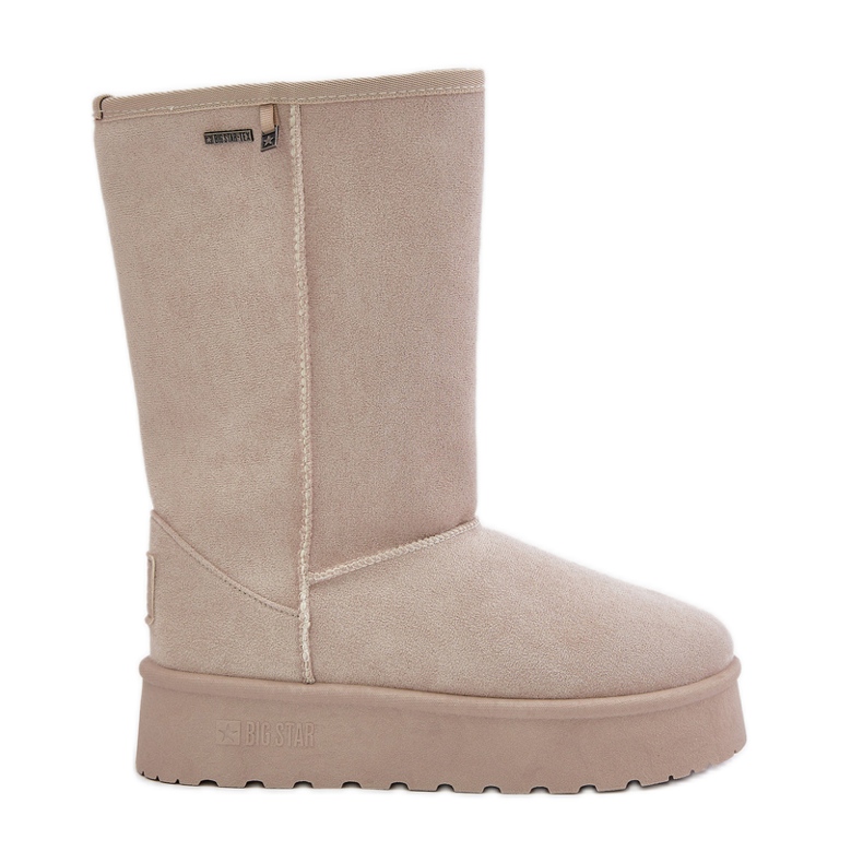 High Platform Snow Boots Big Star OO274894 Vaalean beige