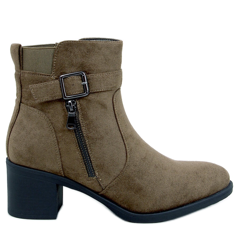 Irving Greenin klassiset korkeakorkoiset nilkkurit vihreä