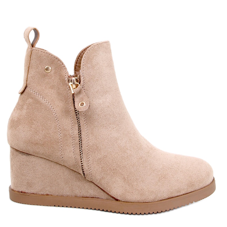 Paxten Khaki mokkanahkaiset kiilanilkkurit beige