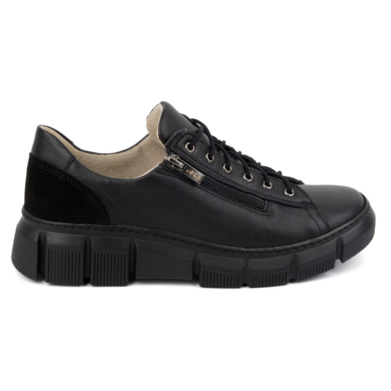 Olivier Naisten nahkakengät 1223 mustat