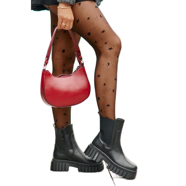 S. BARSKI S.Barski HY42-975 Mustat Chelsea-saappaat