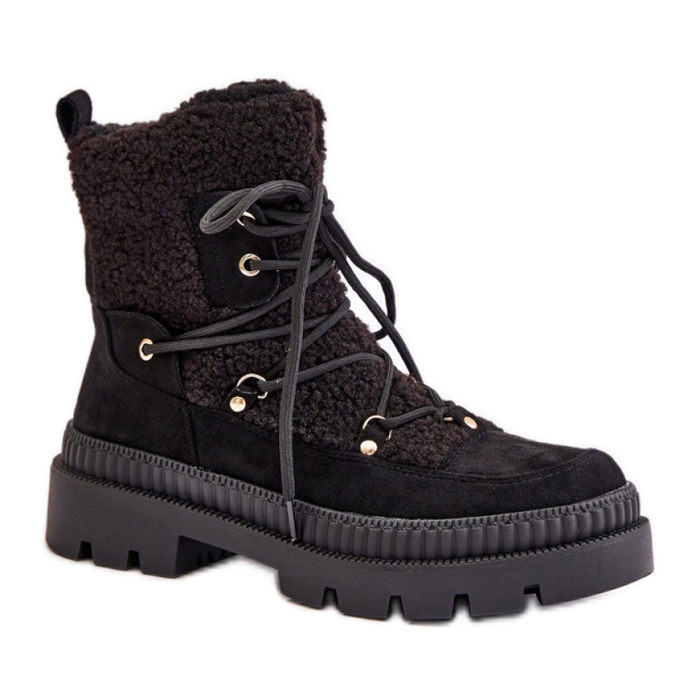 Saappaat Malli A8902 Musta