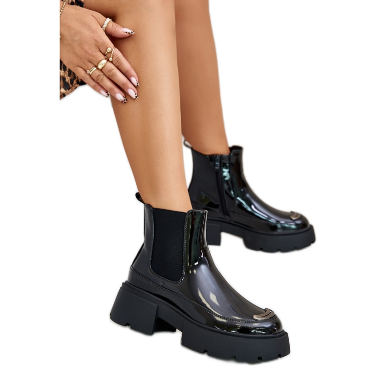 Chelsea saappaat malli 1697-1 musta