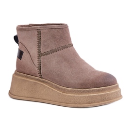 Maciejka 06769-02 Tummanruskeat lumisaappaat