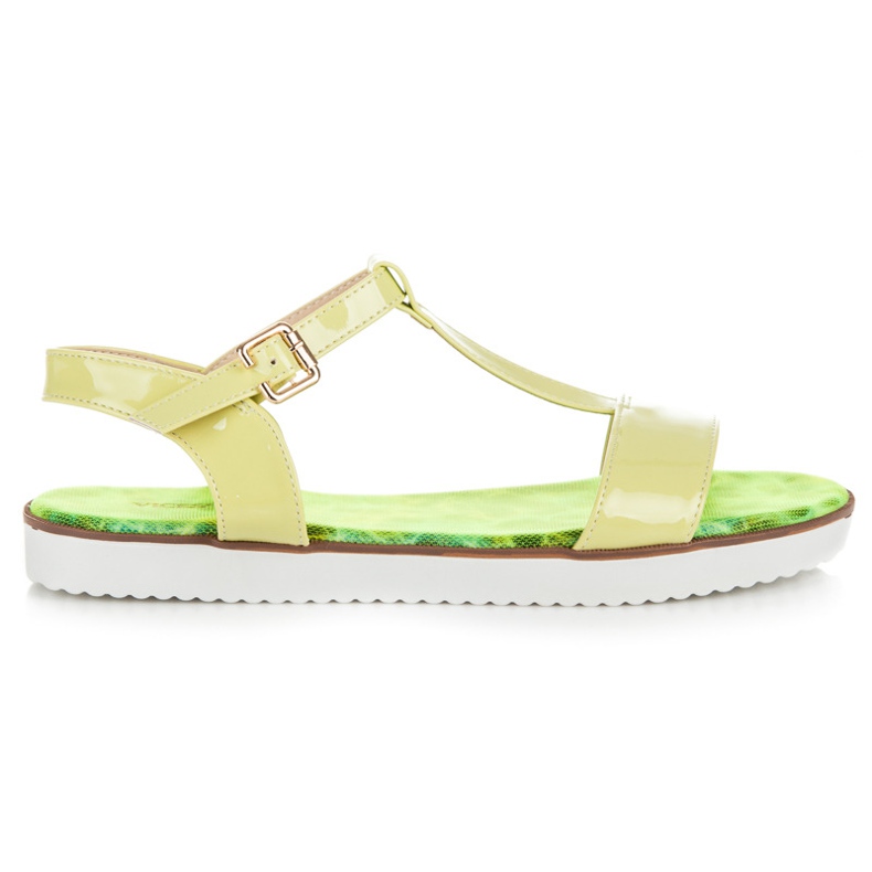 Vices Lakatut sandaalit soljella vihreä