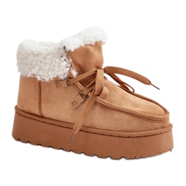 Malli 20209-4B Camel lumikengät ruskea