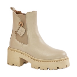 Zazoo 60490 vaalea beige saappaat