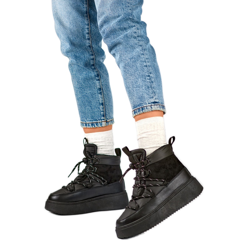 Lumikengät Malli 24-72302B Musta