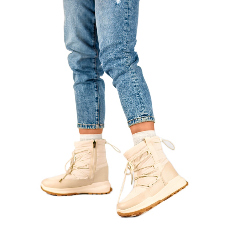 Lumikengät Malli 24-16321BE Beige