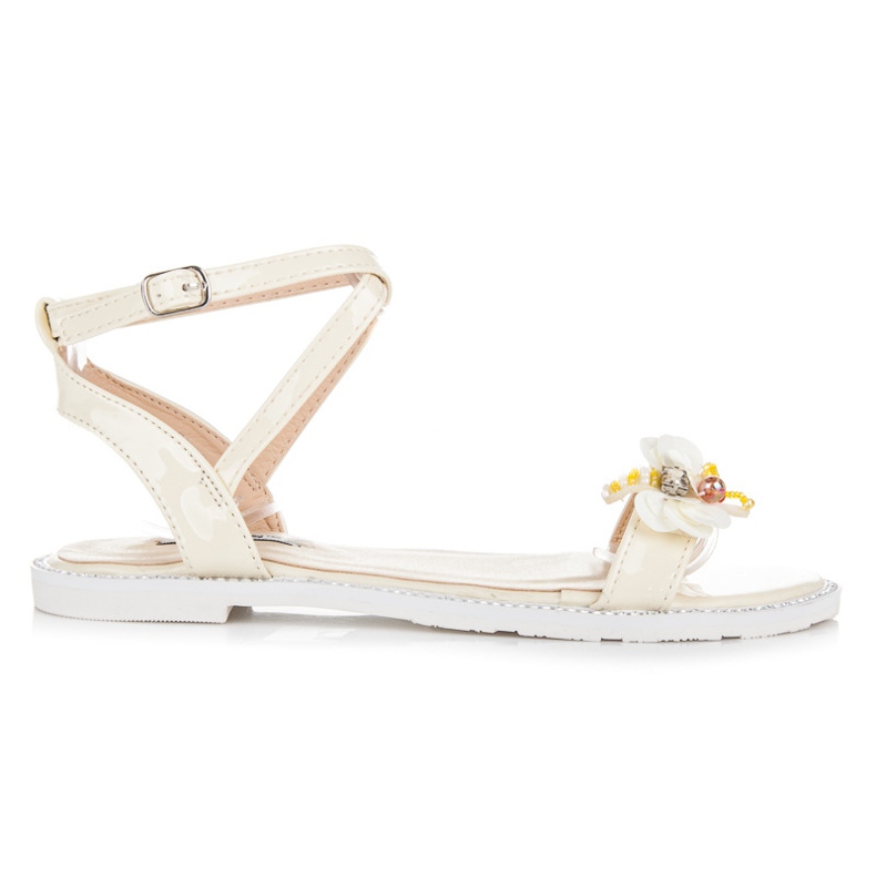 Vices Lakatut sandaalit perhosella keltainen