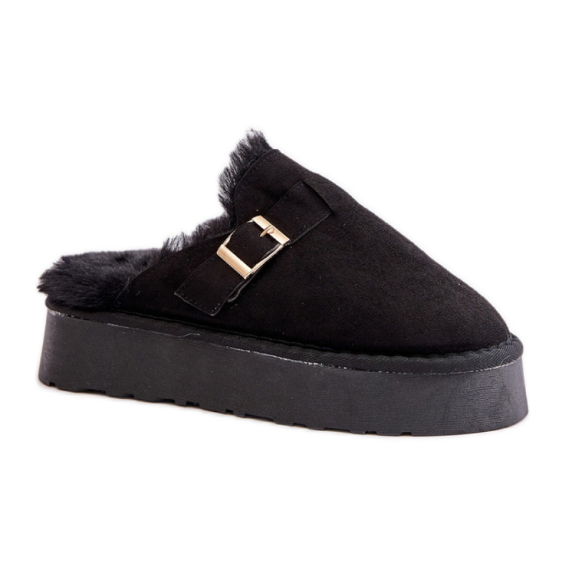 Naisten tossut eristetty turkista FA-185, musta