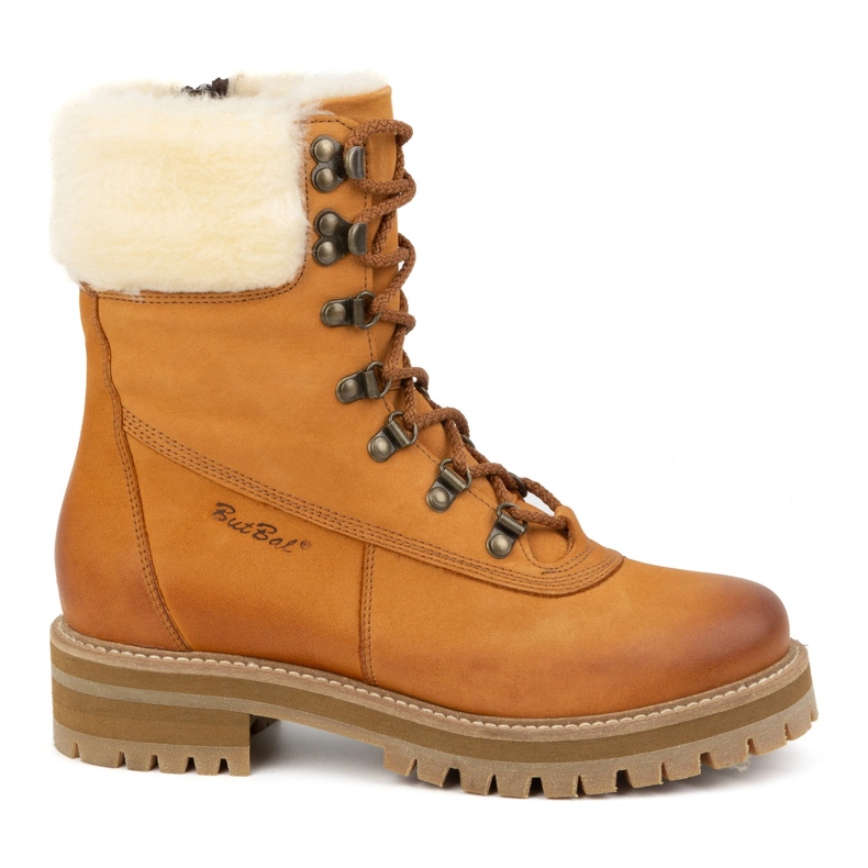 ButBal Naisten nahkasaappaat, eristetyt talvisaappaat, 329 punainen oranssi