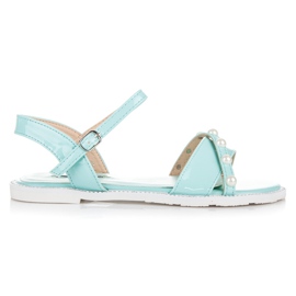 Vices Litteät helmisandaalit vihreä Vices Litteät helmisandaalit vihreä