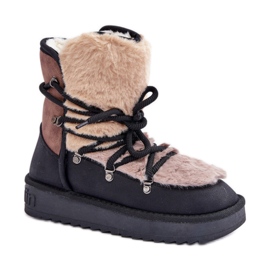 D.Franklin Turkiseristetyt lumisaappaat DFSH370012 musta