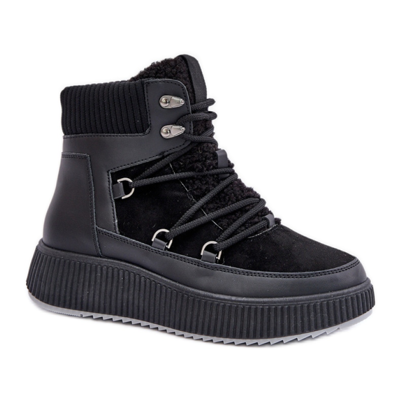 Naisten eristetyt lumisaappaat MD9944-1 musta