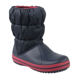 Naisten lumilaitteet Crocs Winter Puff Boot 14613-485 laivastonsininen