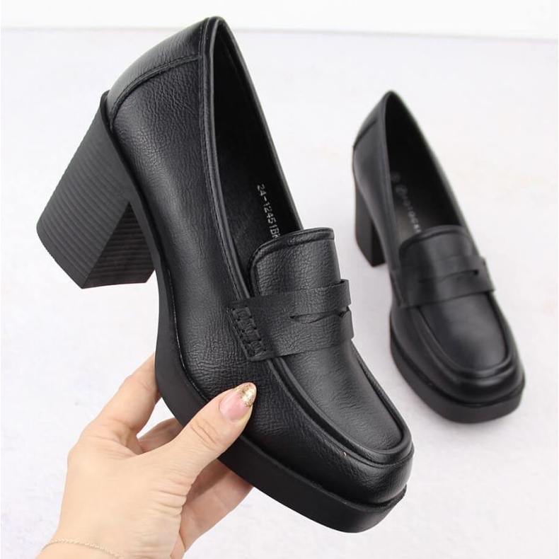 Potocki W 12451 WOL265A korkokengät musta