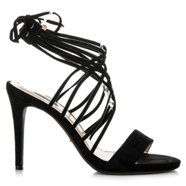 Vices Mokkakorkokengät, joissa sidonta musta Vices Mokkakorkokengät, joissa sidonta musta