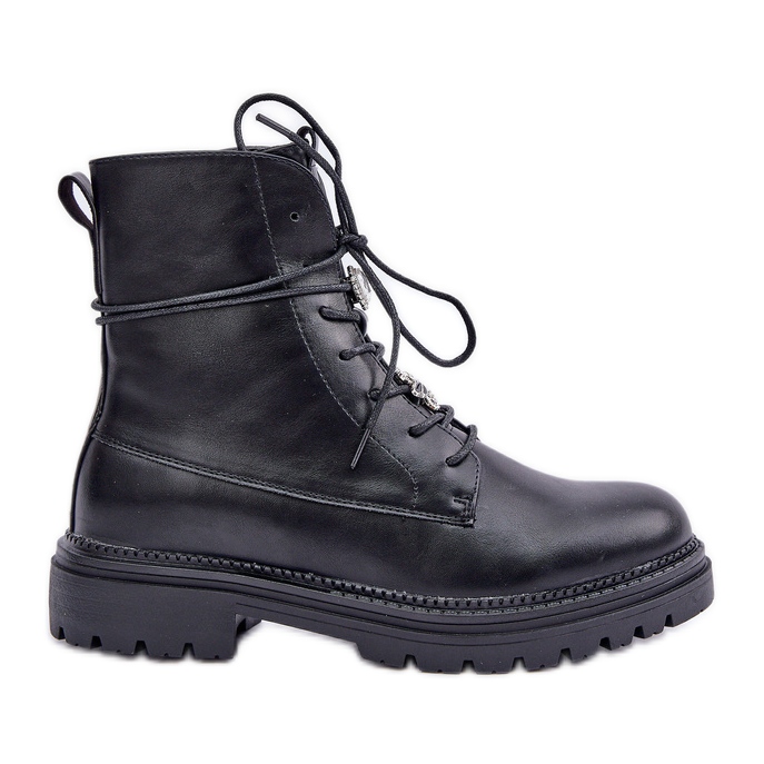 Eristetyt nilkkurit nauhoitusneuloilla, mustat