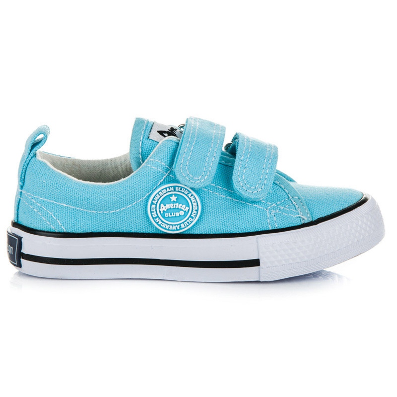 American Club Siniset Velcro-lenkkarit sininen