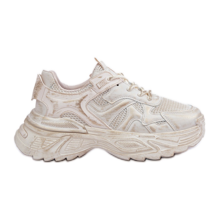 Beiget naisten tennarit, joissa on hankausta alustalla