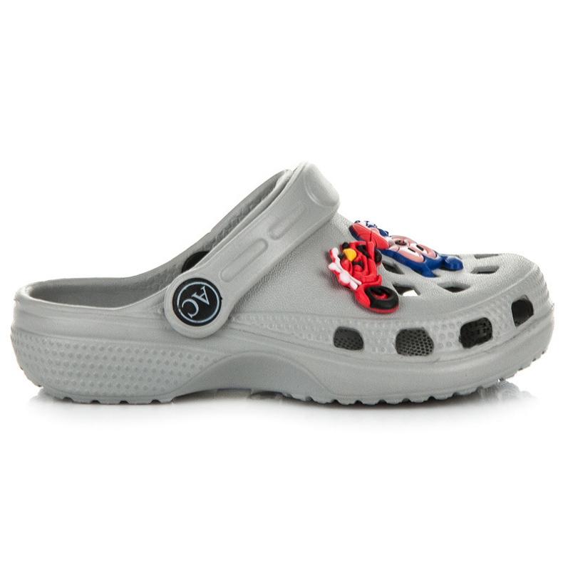 American Club Poikien tossut harmaa