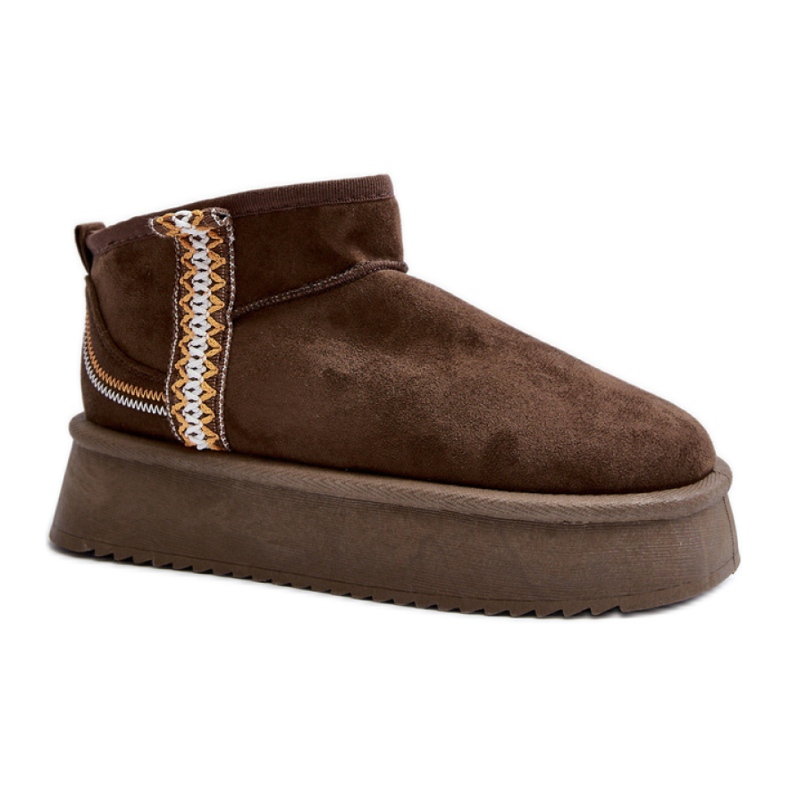 Naisten alustalumisaappaat, mokka, tummanvihreä