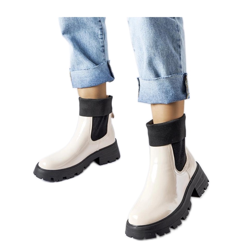 Breolungin beigenväriset työsaappaat - Solea