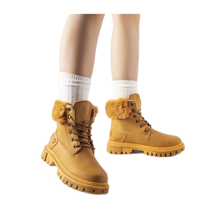 Albert - Solean ruskeat koristeturkiset saappaat