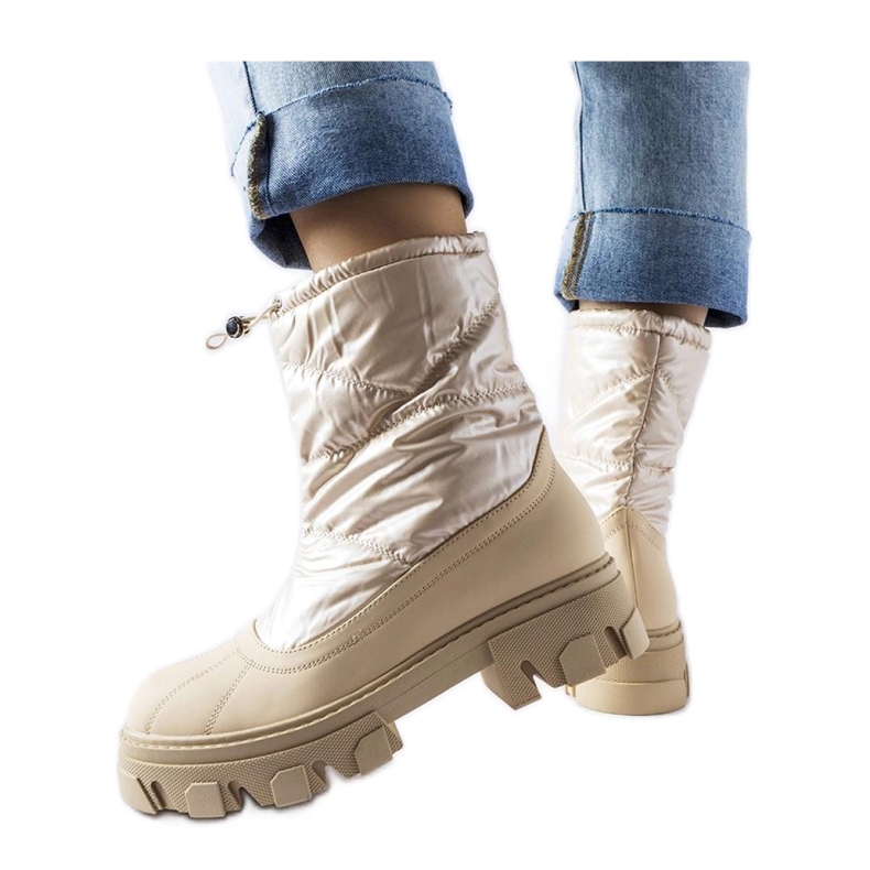 Beiget lumisaappaat Cendrillon-mansetilla - Solea