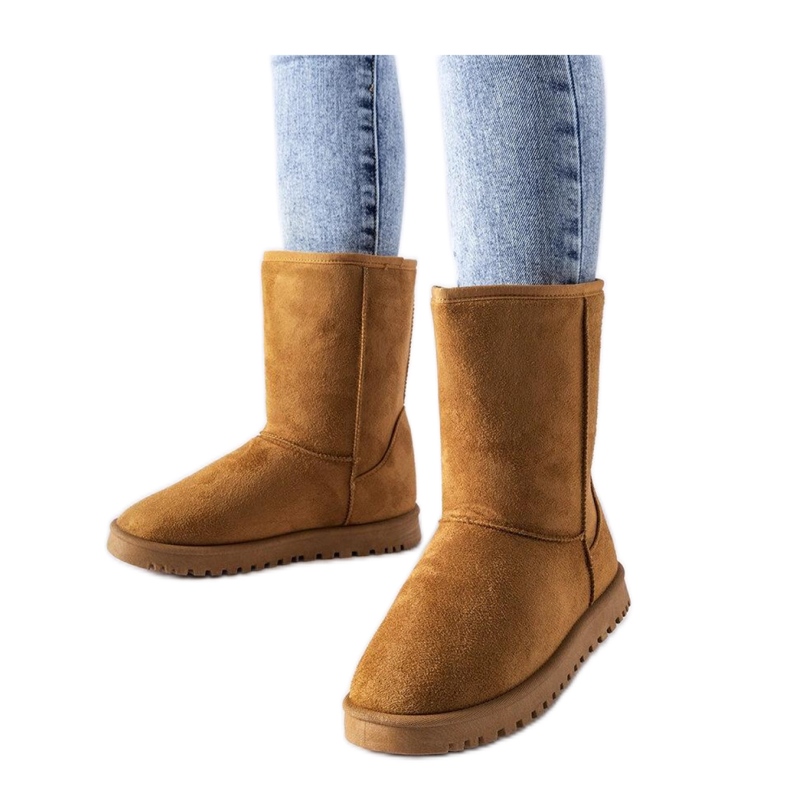 Ruskeat eristetyt klassiset lumisaappaat Ireneolta - Solea