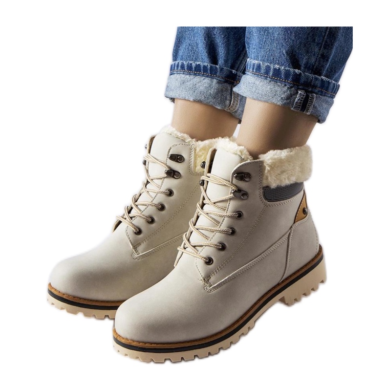 Harmaat eristetyt Montalbinon saappaat - Solea