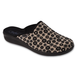 Befado naisten tossut, pu 551D002, beige kukilla