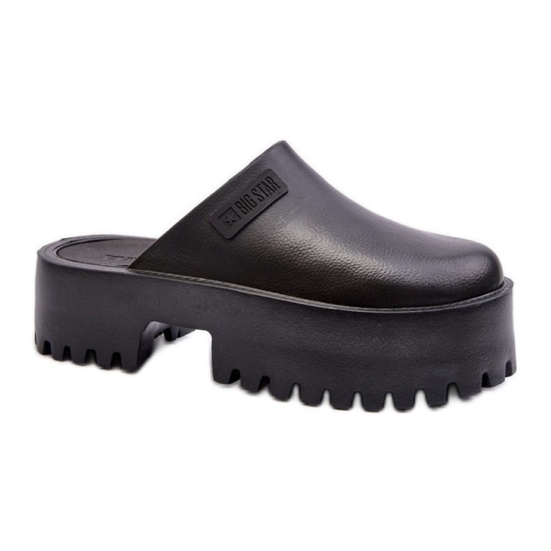 Paksupohjaiset varvastossut Big Star NN274014 musta