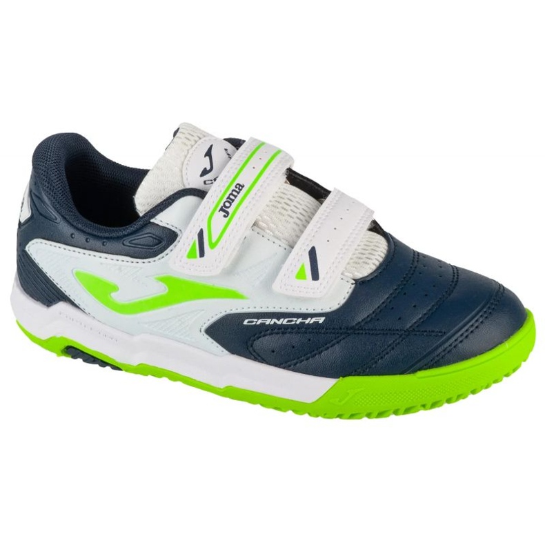 Joma Cancha 2503 CAJS2503INV White and Blue Football Shoesissa sininen