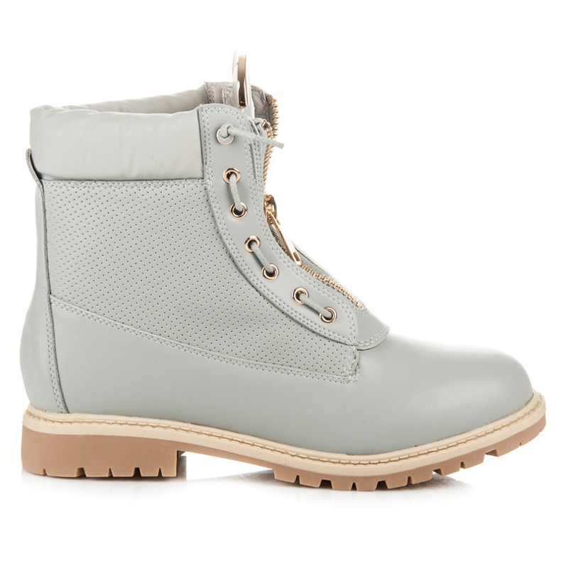 Vices Trappers kiinnitetään vetoketjulla harmaa