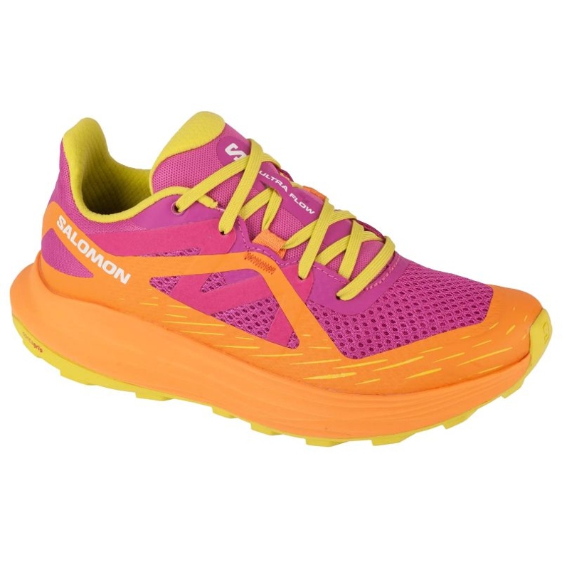 Salomon Ultra Flow 475250 juoksukengät pinkki/oranssi vaaleanpunainen