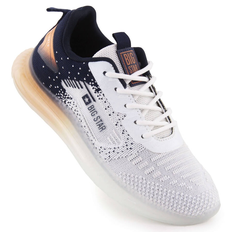 Big and Black Men's Sports Shoes Big Star NN174474 valkoinen