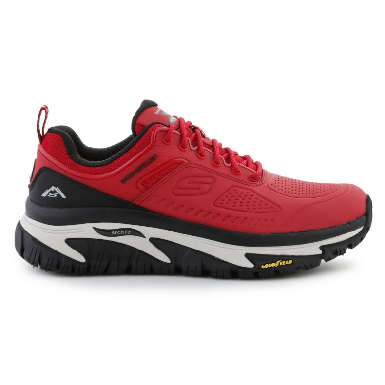 Skechers Arch Fit Road Walker Recon 37333-RDBK -kengät punainen