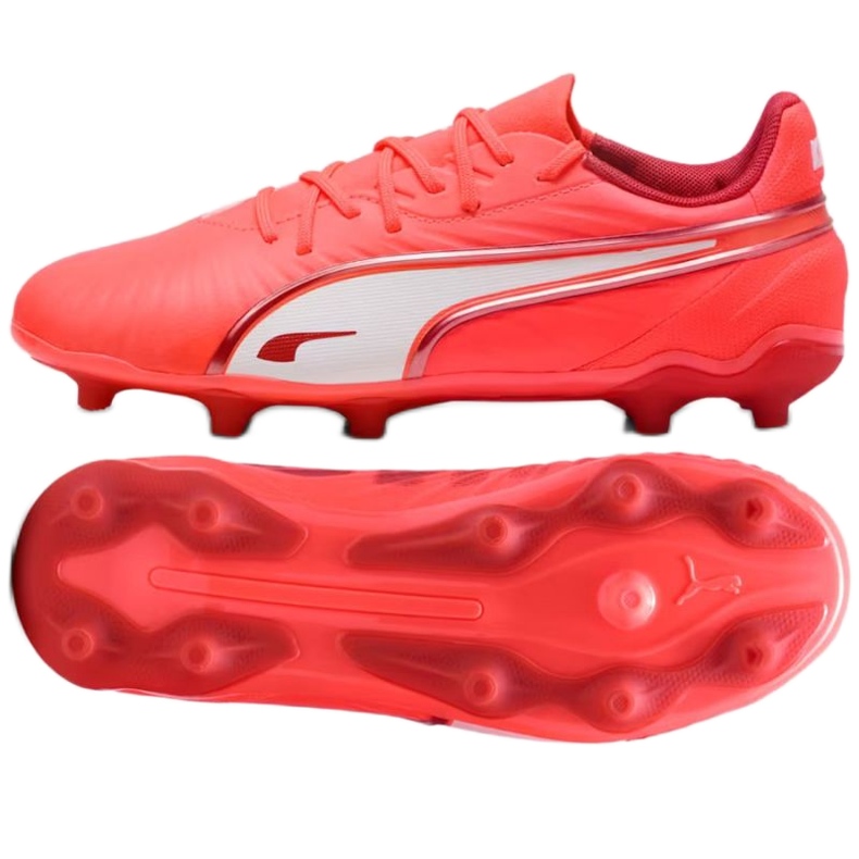 Puma King Match FG/AG 108320-01 Jalkapallokengät punainen