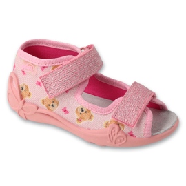 Befado Teddy Bears Lasten nahkainen insertti 342p069 Pink vaaleanpunainen Befado Teddy Bears Lasten nahkainen insertti 342p069 Pink vaaleanpunainen