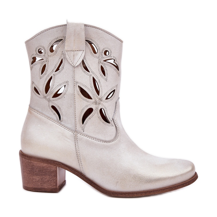 Avointyöt nahkakorkot Zazoo 3621 Zloty pyyhkii kultainen