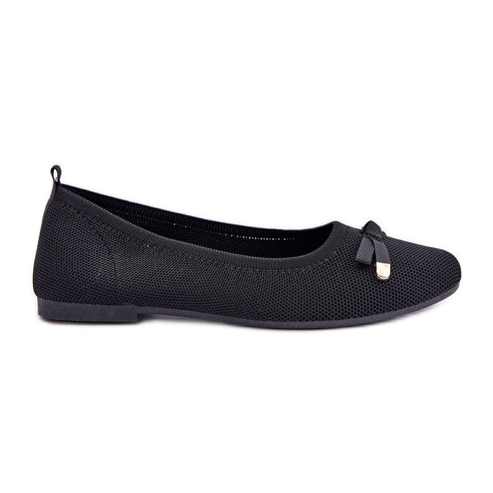 Mesh Ballerinas mustalla keulalla